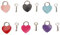 Lot de 6 mini cadenas en alliage de zinc avec clé pour boîte à bijoux, journal intime, livre