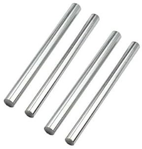 BBYPP 4 piezas Puro Barra De Zinc De 100mm, Alta Pureza 99.995%, Diámetro 10mm, Longitud 10cm