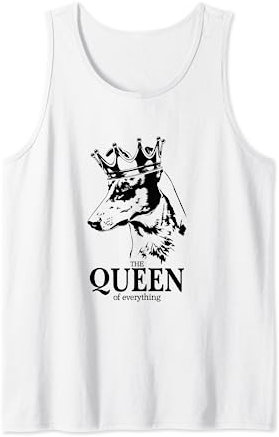 Collie Kurzhaarcollie Queen of everything Hundespruch Hunde Tank Top