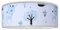 youngDECO® Deckenlampe für Kinderzimmer und Babyzimmer, mini Ø28cm, 2xE27, Runde Deckenleuchte, Lampenschirm aus Baumwolle, Deckenbeleuchtung hergestellt in der EU