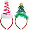 2 Stück Weihnachts haarreif mit LED,Weihnachten Beleuchtete Stirnbänder,Weihnachts Haarschmuck für Kinder und erwachsene,Stirnbänder für Weihnachtsfeiern accessoires