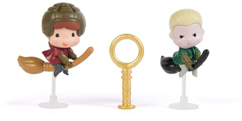 Spin Master Harry Potter - Micro Magical Moments - Quidditch - Kit Surprise avec 2 Figurines (Environ 3,8 cm) et Accessoires - Jouet pour Enfants à partir de 6 Ans - Article de Fan (Assorti)