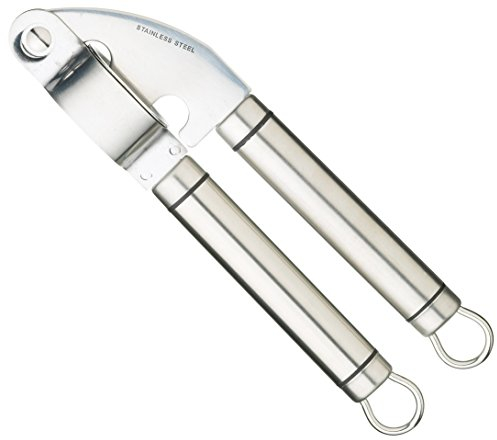 KitchenCraft Schiaccia aglio professionale in acciaio inox, 20,5 cm (8)