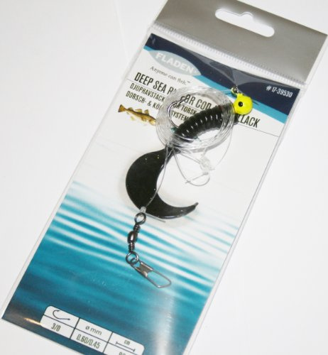 Fladen Curly rig single black Gr. 3/0