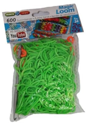 Gummibänder Magic Looms Uni Colour grün