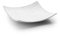 Lacor-Piatto quadrato in melamina, colore: bianco 25 x 25 x 5 cm