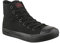 Elara Unisex Kult Sneaker | Bequeme Sportschuhe für Damen und Herren | High Top Textil Schuhe|Chunkyrayan Farbe, Alles Schwarz, 41 EU