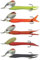 Mepps spinner aglia cuillère cuillère, leurres pour pêche à la truite de mer, poisson Persique, Brochet Saumon Bass Fishing Tackle, Homme bébé femme, - Flying 'C' Silver/Fluoro Orange 10g, Flying 'C' Silver/Fluoro Orange 10g