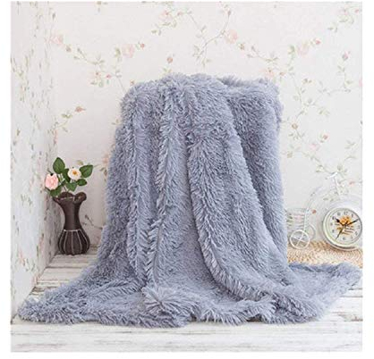 TIDWIACE Kuscheldecke Flauschig 160 x 200 cm, Super Warme Decke, Grau Hochwertige Wohndecke, Weich & Komfort Decke,Sofadecke,Fleecedecke,Tagesdecke für Bett Sofa Schlafzimmer