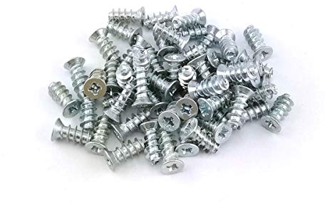 100 Euroschrauben Möbelschrauben mit Senkkopf 6.3 x 13