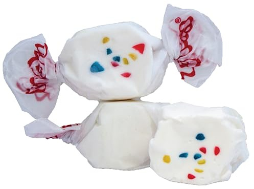 Taffy Town - Frosted Cupcake 2.5lb/1.13kg Bulk Bag x 1 | USA salt water taffy. Soft, chewy and individually wrapped. Perfect for pick & mix. Nut free, gluten free and Halal compliant