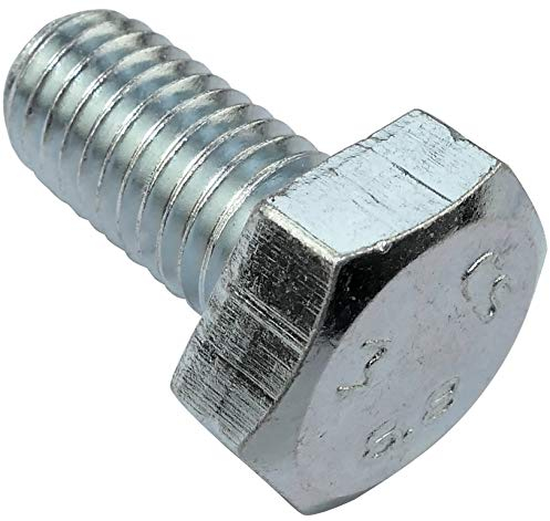 AERZETIX - C47348 - Satz von 50 stück - bolzen sechskantschrauben M10x20 - mit sechskantkopf - Ø10x20mm - DIN 933 - klasse 8.8 - aus verzinktem stahl - heimwerken - montagewerkzeug eisenwaren