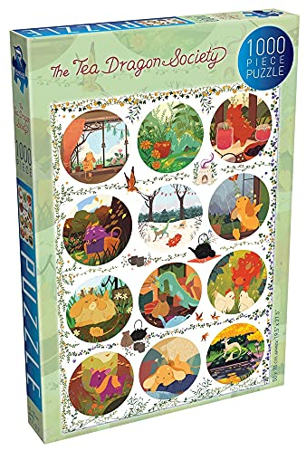 Renegade Game Studios The Tea Dragon Society Jigsaw Puzzle #2: Circles, Mixed