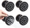 Backnets Messing Duschkörper Düsen mit einstellbarem Durchfluss, Massage Spa Körperspray Dusche Seitenwand Sprühkopf Düsen Öl eingeriebene Bronze, 4 Stück