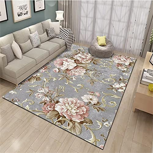 RUGMRZ Outdoor Rugs For Garden The living room corridor decoration is washable and comfortable office chair rug Pink washable carpets and rugs for living rooms outdoor rugs for garden out door rug60x9