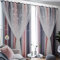 Freyamy Gardinen Rosa Grau Glänzend Sterne Vorhänge Blickdicht Kinderzimmer Halbtransparent H 250 X B 100cm Ösenvorhang 2er Set Mädchen Kindervorhänge Gardinen Verdunkelungsvorhang Wohnzimmer
