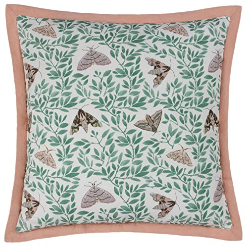 Wylder Silk Moth Feather Filled Cushion,Pale Pink,50 x 50cm