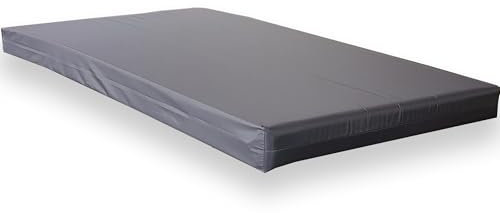 Kosiproducts Gymnastics Crash Mat, Extra Firm High Density Medium Firm 10cm Thick Foam, [Grey, XXX-Large]