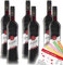 Rotwild Dornfelder QbA, lieblich, sortenreines Weinpaket + VINOX Winecards (6x0,75l)