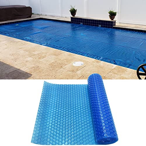 Bâche Piscine Solaire Bulle 1 2 3 4 5 6 7 8 9 10 M Housse De Couverture Solaire Pour Chauffage De La Piscine, Piscines Creusées Hors Sol Eau Flottante Bulles Couverture Rectangle ( Color : Blue , Size