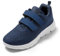 JOMIX Zapatillas Mujer Casual de Malla Sin Cordones Con Banda Ajustable para Deportes, Running, Gimnasio, Tenis y Carretera - Navy, 37 EU
