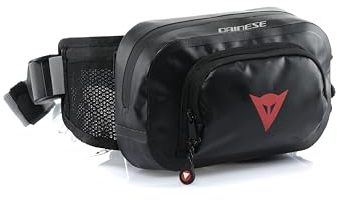 Dainese - Explorer Waist Bag 1.8L, Marsupio Impermeabile, Unisex, Nero, N