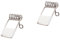 HOMSFOU 60 federklemme federmappen Spotlight-Clip leuchten federklammer Clip für LED-Panel-Leuchte lamps leuchtmittel lampenklemme deckenleuchte led Pack Rohrschelle Federbügel