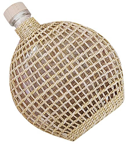 PRETYZOOM Vase Rotin pour Décoration Intérieure Centre De Table De Mariage Vase à Fleurs Vintage Bouteille De Vin Verre