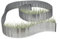 Relaxdays 8 x Rasenkante verzinkt, Beetumrandung aus Metall, Beeteinfassung als Wurzelsperre, je 5 m x 16 cm, flexibel, Silber