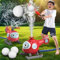LUSTERMOON 2-in-1-Wassersprinkler-Baseballspielzeug-Set, Hinterhof-Spinnwassersprühspielzeug, Sommer-Outdoor-Sprinkler-Spielzeug, T-Ballspiel, Rasen-Hinterhof-Spiel für Kinder (Flugzeug)