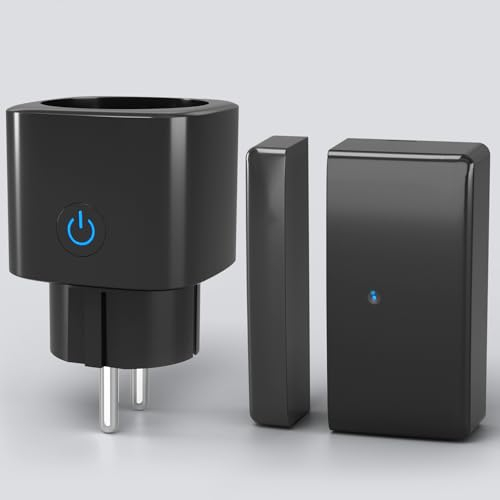 Epochglo Interruptor de contacto de ventana para campana extractora, control de salida de aire, interruptor de ventana, interruptor de contacto para chimenea, color negro