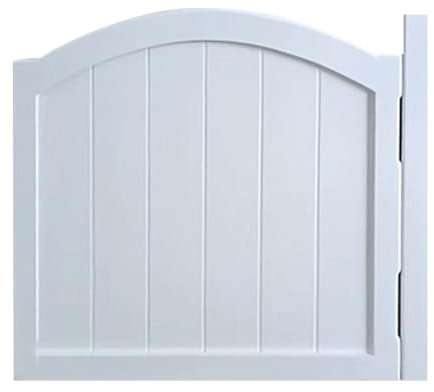 Porte Saloon 1 Vantail À Fermeture Automatique, Porte Western 1 Battant Blanc, Portes Battantes Robuste Résistance Aux Fissures, Portes De Grange En Bois Massif, Porte De Séparation(50x90cm)