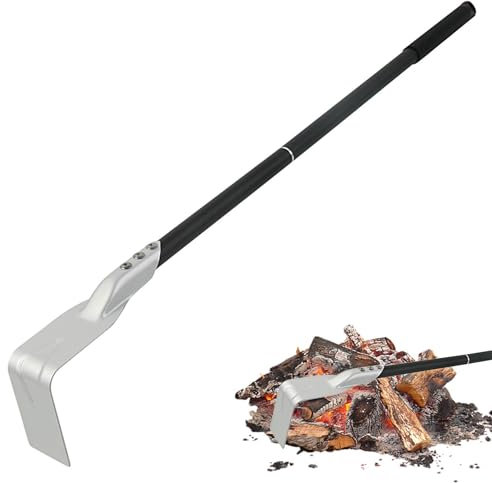 Pizza Oven Hook Ash Shovel, Charcoal Kettle Grill Pizza Oven Ash Rake | Wood Charcoal Rake Ash Tool For Barbecue, Accessories For The F