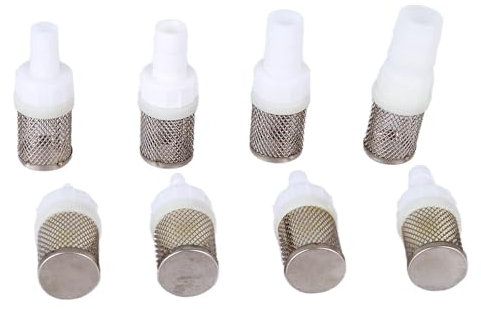 MEXEWORD Filtre de Tuyau en Acier Inoxydable, 4 6 8 10 12 14 16 20mm, Protection de la Pompe à Eau d'aquarium, Irrigation Goutte-à-Goutte, Eau agricole, Filtre à Mailles(4mm)