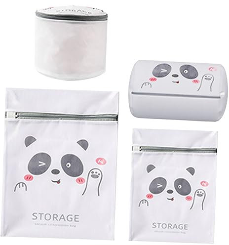 FONDOTIN 4 Paquet à Linge en Maille pour Linge Délicat Paquet de Lavage en Filet Réutilisables Protection pour Vêtements Taille Varie