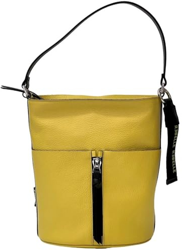 Rebelle Borsa in pelle donna modello ranieri Lemonade LEMON, TAGLIA UNICA