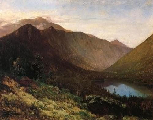 PSVDCTOO Gefeiert Wandbilder Kunst Poster Poster Bilder Mount lafayette franconia notch new hampshire von hill Vintage Wandbild für Heimdekoration 60x90cm