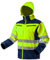 NEO TOOLS Softshell Warnjacke mit Reflektionsstreifen orange Neon gelb Arbeitsjacke Warnschutz Sicherheitshose S Neongelb
