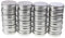 24 Stücke Runde Aluminium Dosen Schraubdeckel Metalldosen Gläser Leere Slip Slide Container (2 oz / 60 ml)