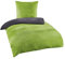 BaSaTex Winter Bettwäsche Cashmere Touch 100% Microfaser Uni und Uni Wende in 4 Größen und 8 Farben, 135x200 80x80 cm Anthrazit Grün