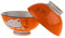 lachineuse 2 Tazones para sopa o ramen, color naranja