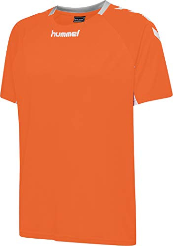 hummel Herren Trikot CORE Team Jersey S/S, Mandarine, S, 203436-5006