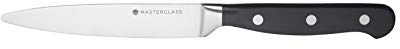 MasterClass – Cuchillo de Cocina Multiusos, Punta Redondeada, Acero Inoxidable, 12 cm