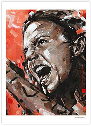 JosHoppenbrouwers Eddie Vedder, Pearl Jam Poster, 50 x 70 cm, ungerahmt