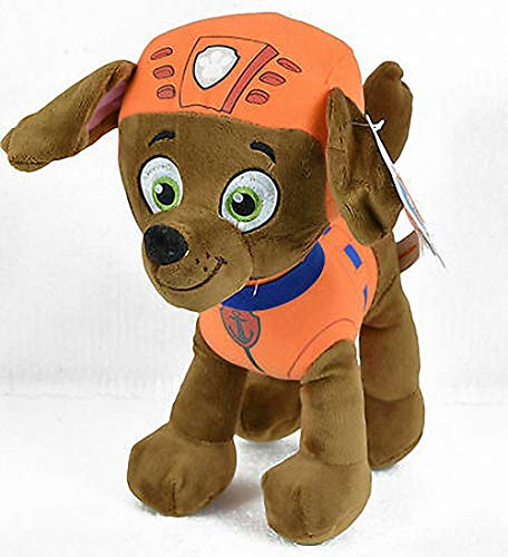 Play by Play Plüschfigur Zuma – Paw Patrol – Hund mit Labrador-Rasse und Rettungsschwimmer (20 cm stehend), Orange