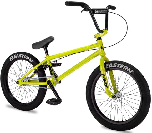 Eastern Bikes Nightwasp 20-Zoll BMX-Fahrrad, Vollständiger Leichter Chromoly-Rahmen und Steuerrohr (Gelb)