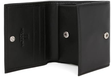 Hexagona - Porte-Monnaie 1 volet - Compatible Cartes de crédit - pour Homme - Collection Soft - Noir - en Cuir