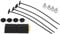 Universal Car Electric Fan Plastic Mount Kit Complete Mounting Kit