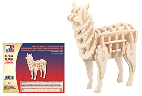Cornelissen 1046034 3D-Holzpuzzle Alpaka