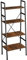tectake® Industrial Leiterregal mit 4 Ebenen, Regal schmal 57,5 x 35,5 x 139cm, Bücherregal Wand, als Raumteiler Regal, Küchenregal Wand, Nischenregal, Bookshelf - Industrial Dunkelbraun